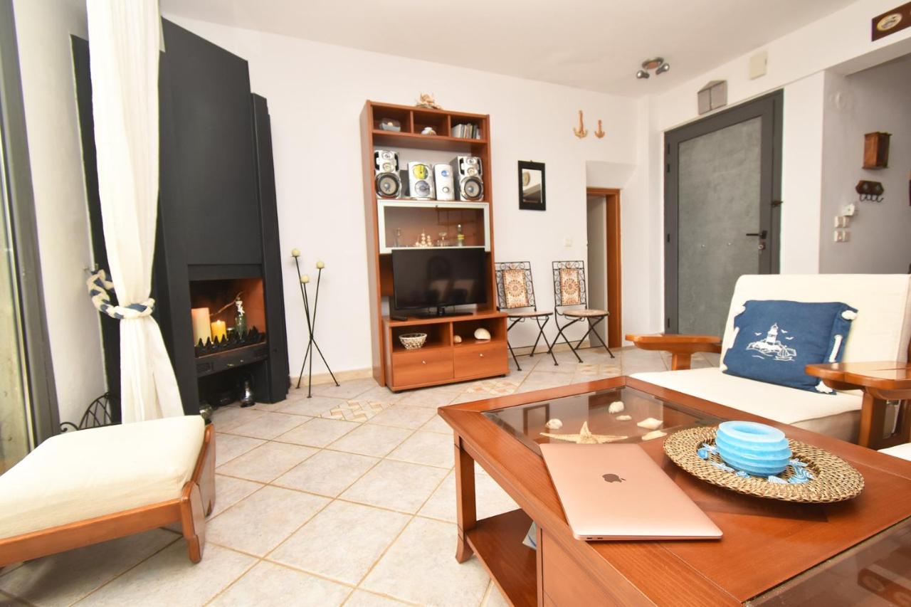 Olia Sea View Shared Pool Villa, Неа-Фокеа Экстерьер фото